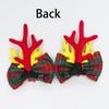 1 Pair Bowknot Santa Antlers Hair Clips Hair Clips Side Sippy Clips Christmas Hair Ornaments view 4