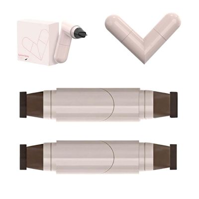 AIIONP One-Piece Eyeliner Stamp, 2025 Upgraded Foldable Eyeliner Stamp for Perfect Wings, Waterproof Eyeliners Tool, Smudge Proof Eyeliners Pen for Beginners (2pcs Brown)