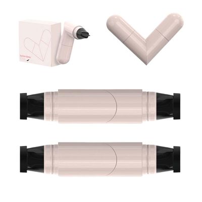 AIIONP One-Piece Eyeliner Stamp, 2025 Upgraded Foldable Eyeliner Stamp for Perfect Wings, Waterproof Eyeliners Tool, Smudge Proof Eyeliners Pen for Beginners (2pcs Black)