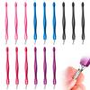 Cuticle Pusher Cuticle Remover Tool Professional Cuticle Pusher Tools Durable Dead Skin Nail Scraper Pushers Manicure Cuticle Trimmer For Fingernail Toenail 15 Pcs view 1
