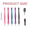 Cuticle Pusher Cuticle Remover Tool Professional Cuticle Pusher Tools Durable Dead Skin Nail Scraper Pushers Manicure Cuticle Trimmer For Fingernail Toenail 15 Pcs view 2