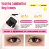 Bekoeen 2PCS Gel Eyeliner Pencil Set, Foldable Black Brown Eyeliner Stamp, Waterproof Eye Liner Pencils, Smudge-Proof eyeliner Pen for Beginners, Easily Draw Exquisite Makeup Look view 3
