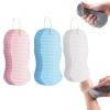 3 Pcs Magic Exfoliating Bath Sponge,Super Soft Exfoliating Shower Sponges,Remove Dead Skin for Adults Children and Pregnant Women,Skin Friendly and Reusable,Alternative to exfoliating Gloves (Set D) view 1
