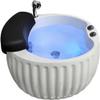 Eagleize Acrylic Footbath Spa Foot Bath Pedicure with Heat and Massage Colorful Lamp Footbath Used in Beauty Salons and Nail Salons Round Foot Spa(with Water Pump) view 1