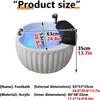 Eagleize Acrylic Footbath Spa Foot Bath Pedicure with Heat and Massage Colorful Lamp Footbath Used in Beauty Salons and Nail Salons Round Foot Spa(with Water Pump) view 2
