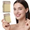 2Pcs Ear Hole Cleaner, Gentle Piercing Cleaner Solution & Soft Ear Holes Cleaning Line Floss Set Aftercare Odor Removal Cleaning Tool for Girls Women Men.. view 1