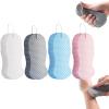 4 Pcs Magic Exfoliating Bath Sponge,Super Soft Exfoliating Shower Sponges,Remove Dead Skin for Adults Children and Pregnant Women,Skin Friendly and Reusable,Alternative to exfoliating Gloves (Set E) view 1