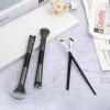 4 Pcs Nose Contour Brushes Set, Dual-Ended U-Shaped Fluffy Angled Nose Brush Set, 2-in-1 Makeup Brushes for Precise Sculpting, Defining, Highlighting, Blush, and Liquid Foundation Application view 2
