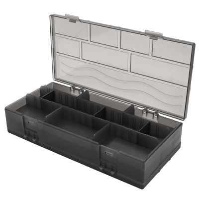 Fhtdhm Hair Tool Storage Box with Dividers Portable Double Sided Styling Tools Storage Case Hair Ties for Hairdressers Home Use