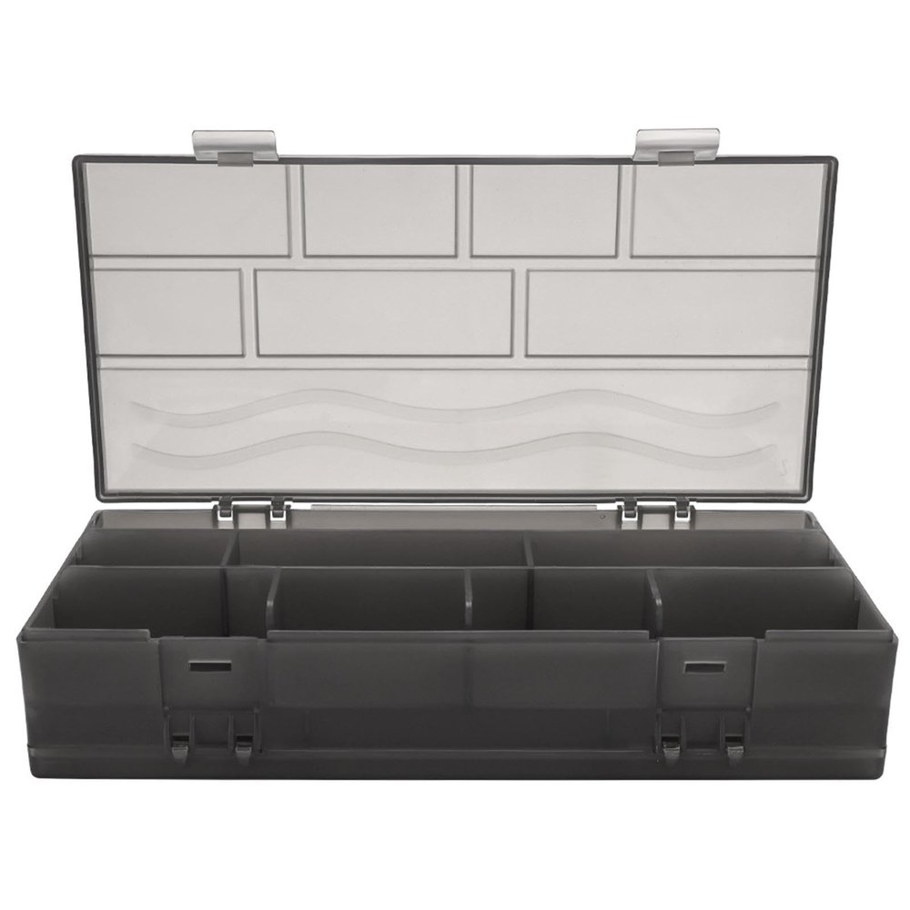 harayaa Hair Tool Storage Box with Dividers Portable Versatile Easy Access Double Sided Hair Ties Organizer Container for Home Office