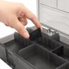 harayaa Hair Tool Storage Box with Dividers Portable Versatile Easy Access Double Sided Hair Ties Organizer Container for Home Office view 3
