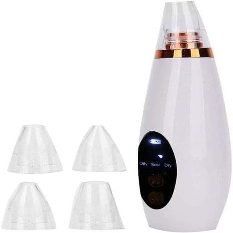EZAGMWGFB Professional Pore Vacuum Cleaner Acne Comedone Extractor USB Rechargeable LED Display 3 Modes 4 Replaceable ProbesSafe, Effective, Painless, Portable and Easy to use