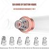 EZAGMWGFB Cleaner Acne Comedo Extractor USB Rechargeable Blackhead Suction Tool with 6 Probes for Whitehead RemovalSafe, Effective, Painless view 2