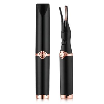 2025 Upgrade Electric Eyelash Curler,Mini Portable Makeup Eyelash Curling,Intelligent Power Off Electric Eyelash Curler Heated Quickly 24 Hs Lasting Natural Makeup for Woman (Black)