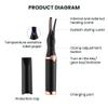 2025 Upgrade Electric Eyelash Curler,Mini Portable Makeup Eyelash Curling,Intelligent Power Off Electric Eyelash Curler Heated Quickly 24 Hs Lasting Natural Makeup for Woman (Black) view 3