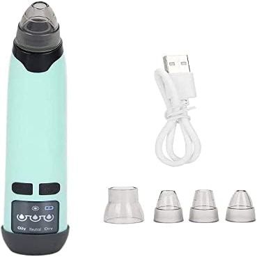 EZAGMWGFB Blackheads Sucker Acne Pore Cleaner with 4 Reusable Probes, for Women Men Facial Skin Suitable for Family, Travel use