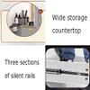 Beauty Salon Trolley with 3 Drawers Barber Station Storage Cabinet Mobile Hair Styling Cart Professional Beauty Salon Side Table for Organizing Tools view 4