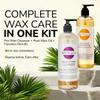 Dermwax Pre and Post Wax Care Kit  Complete Prep & Aftercare in One Set  Cleanser Removes Oils & Residue  Calendula Oil Calms & Nourishes Skin  Gentle, Paraben-Free Formulas view 2