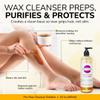 Dermwax Pre and Post Wax Care Kit  Complete Prep & Aftercare in One Set  Cleanser Removes Oils & Residue  Calendula Oil Calms & Nourishes Skin  Gentle, Paraben-Free Formulas view 3
