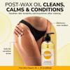 Dermwax Pre and Post Wax Care Kit  Complete Prep & Aftercare in One Set  Cleanser Removes Oils & Residue  Calendula Oil Calms & Nourishes Skin  Gentle, Paraben-Free Formulas view 4