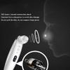 EZAGMWGFB Facial Pore Cleaner Electric Acne Pimple Extractor Kit USB Rechargeable Whitehead Suction Tool with LED Display for Skin White view 3