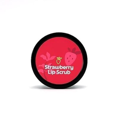 NG Strawberry Lip Scrub, Sugar + Niacinamide, Exfoliating and Anti Pigmentation, For Men & Women | 8 gm, 7.66 Pound (Pack of 1)