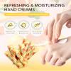 DuaTana 20 Pcs Hand Cream Gift Set,Bulk Mini Hand Lotion Travel Size Moisturizing Hand Cream for Women Dry Cracked Hands Skin Care,Wedding Bridal Shower Birthday Christmas Party Favors Kit-Grapefruit view 2