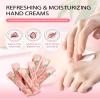 20 Pcs Hand Cream Gift Set,Bulk Mini Hand Lotion Travel Size Moisturizing Hand Cream for Women Dry Cracked Hands Skin Care,Wedding Bridal Shower Birthday Christmas Party Favors Gifts Kit -Peach view 2