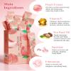 20 Pcs Hand Cream Gift Set,Bulk Mini Hand Lotion Travel Size Moisturizing Hand Cream for Women Dry Cracked Hands Skin Care,Wedding Bridal Shower Birthday Christmas Party Favors Gifts Kit -Peach view 4