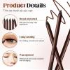 24 Hr Waterproof Eyeliner Duo Sharpenable Eye Pencil, 2025 New Eyeliner Pencil Waterproof, Long Lasting Eye Liner for Daily Makeup, No Smudging, Fading, Smooth And Easy To Color (Graphite) view 4