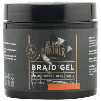 Black- P Braid Gel Extreme Hold 4oz