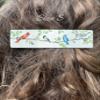 Birds on a branch hair clip, bird barrette, French clip hair barrette, handcrafted in USA, fine to thick hair, four sizes, made in the USA, Treetop Design Co (Small) view 3