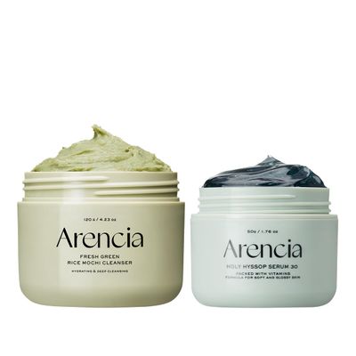 Arencia Clear Glow and Hydration Duo, 2-Step Skincare Set for Dark Spot Fading, Pore Cleansing and Glass Skin Radiance