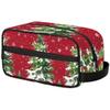 Foerrkelg Kids Travel Toiletry Bag for Boys Men -Merry Christmas Tree Pine Hanging Kit - Waterproof Shaving Bag Bathroom Bags Wash Bag for Toiletries Accessories view 1