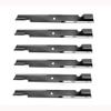 6 Pk. Notched Hight Lift Blades 103-6404 Fits for Exmark Lazer Z AS XP XS 116-5171 view 1