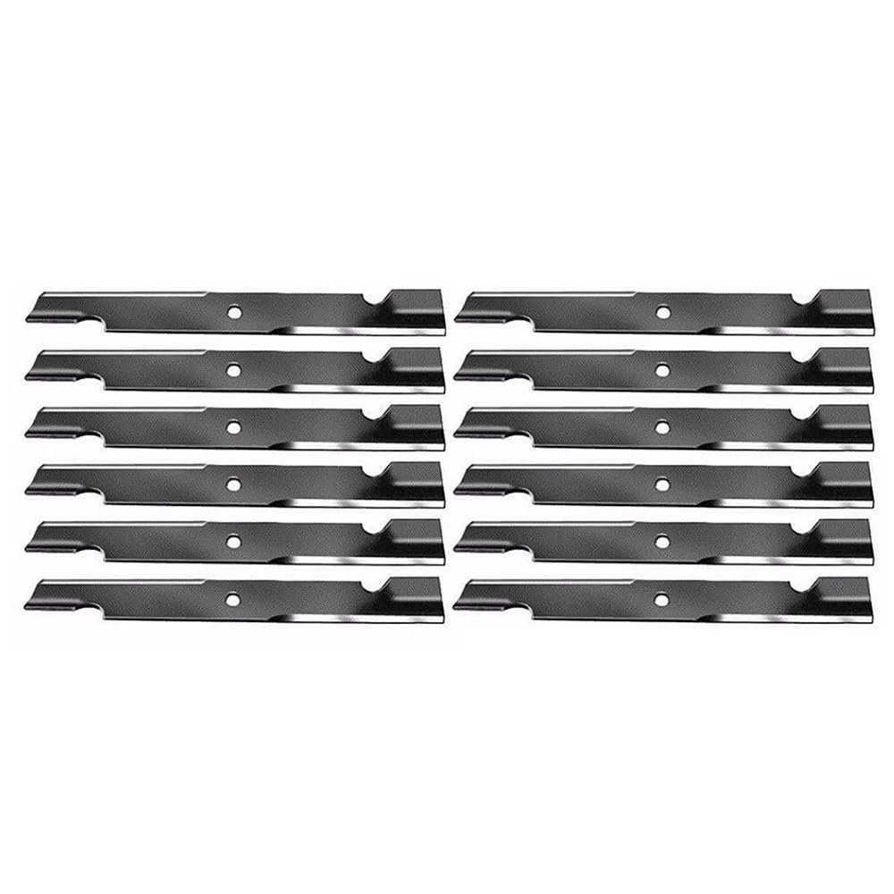 12 Pack High Lift Blades Fits for Exmark 103-6383 103-6393 103-6398 103-6403