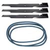 3 Blades and Deck Belt Fits for Dixie Chopper Replaces A-B1DC1501 view 1