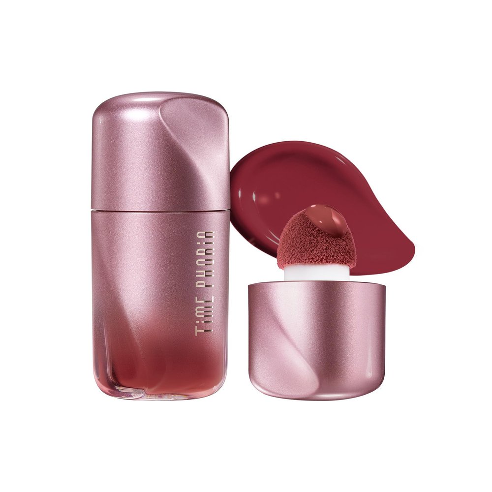 TIMEPHORIA Liquid Blush Makeup for Cheeks, Natural Matte Finish, Blush Tint Stick, Multi-Use, Long-Lasting Lip & Cheek Makeup, Lightweight (05 FIERY FLAME)