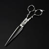 Professional Hair Cutting Shears, 6.8inch 440c Steel Silver Scissor Cross Hair Scissors Haircut Barber Hair Cutting Shears Hairdressing Scissors view 3