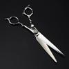 Professional Hair Cutting Shears, 6.8inch 440c Steel Silver Scissor Cross Hair Scissors Haircut Barber Hair Cutting Shears Hairdressing Scissors view 4
