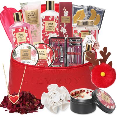 36Pcs Christmas Gifts for Women - Luxury Bath and Body Gift Set Spa Gift Set for Women Beauty Care Kit | Gift for Valentine's, Birthday, Mothers Day Gifts for Her Wife Pampering Kit Perfect for Travel