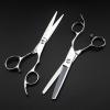 522, Repeated Words: Hair Cutting, Shears, Scissors (6 Inch Professional Silver Upscale Scissor Cut Hair Cutting Scissors Thinning Barber Haircut Shears Hairdressing Scissors Set ) view 1