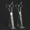 6 Inch Left Hand Scissors Slide and Dry Shears Lefty Barber Accessories for Left Handed Hairdresser Professional Lefty Hairdressing Cutting Scissors Straight Clippers(Kit) view 3