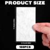 100 Sheets Perm Papers for Hair, Disposable Salon Perm Paper, Heat Resistant Wood Pulp Paper, Size 4.5 X 2.6 Inch, For Hot Cold Hair Curling Styling view 2