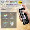 IONSGAKO Body Glitter Spray, 60ML Shiny Gold Glitter Spray for Hair Body and Clothes,Long-Lasting Quick-Drying Holographic Ultra Fine Powder Glitter Hairspray for Festival Rave Stage Prom 2.11 Fl Oz view 2