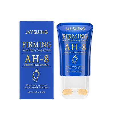 Firming Neck Cream with Roller Reduces Wrinkles Fine Lines and Chin Neck Firmness Cream All Skin Types