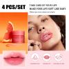 4PCS Lip Sleeping MaskKorean Lip Mask Jelly Sleep Lip BalmLip Mask SetReduce Lip Lines and Improve Lip ColorOvernight Lip Treatment Care for Dry Cracked LipsMoisturizing, Hydrating, Nourishing view 3
