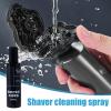 Razor Cleaning Spray UniversalHigh-efficiency Electric Razor Cleaning Spray, Electric Razors Cleanings Fluid For Lubrication And Rust Prevention, Suitable For Most Razors view 2