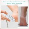 2 Pcs Stainless Steel Foot Scraper Metal Foot File Double Sided File Callus Remover Professional Feet Rasp Scrubber for Wet or Dry Skin Easy to Clean Pedicure Tool Heel (Combination Style) view 4