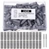 100 PCS Small Sanding Band Nail Drill Bit 240 Extreme Fine Grit Nail File Sanding Bands Nails Sand Bits for Acrylic Nails Drill Gel Removing Shaping Manicures and Pedicure (240 White) view 1